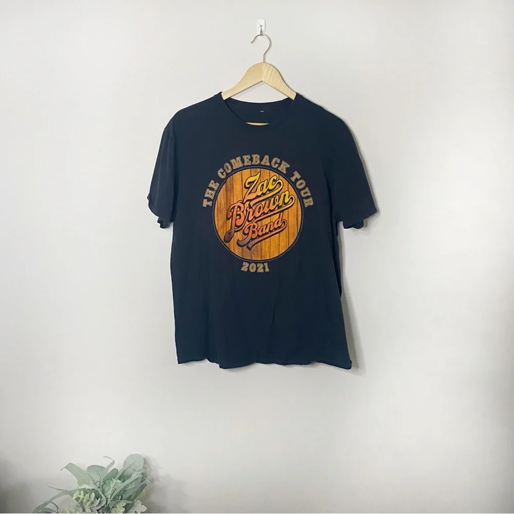 2021 Zac Brown Band Short Sleeve Country Concert T-shirt